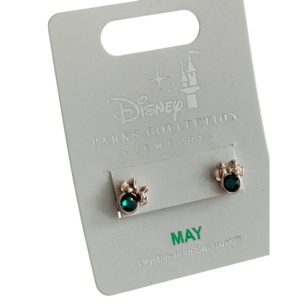 Swarovski Rose Gold Minnie May Birthstone Earrings